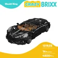Produktbild: Mould King 13163S La Voiture Noire super Sportwagen Klemmbausteine Ferngesteuert
