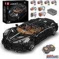 Produktbild: Mould King Remote Control Voiture Noire Hyper Car 13163S
