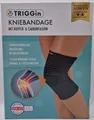 Produktbild: TRIGGin Kniebandage mit Kupfer & Carbonfasern – Stütze Einheitsgröße Neu