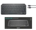 Produktbild: Logitech MX Keys Mini Kabellose Tastatur (Grafit) Deutsch , Bluetooth beleuchtet