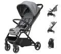 Produktbild: Osann Boogy 2 Kinderwagen Buggy mit Liegefunktion ab Geburt bis 22 kg - Reisebuggy inklusive Regenverdeck, Einhand-Faltmechanismus, UPF 50+ Sonnenschutz - Monster
