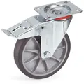 Produktbild: Fetra Lenkrolle mit Feststeller 200 x 40 mm mit TPE-Bereifung, 71614