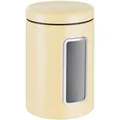 Produktbild: Wesco Vorratsdose Classic Line, aus Metall, 2 Liter, mit Sichtfenster, mandel, luftdicht