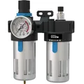 Produktbild: Güde Druckluft Wasserabscheider und Nebelöler Druckminderer bis 10 Bar 1/2 Zoll