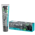 Produktbild: BIOMED Charcoal Aktivkohle Zahnpasta für weiße Zähne - fluoridfreie und 98% natürliche Whitening Zahncreme in einer 100g Packung