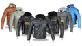 Produktbild: Alpha Speeds Motorradjacke - /Freizeit Herren Lammlederjacke Bikerjacke Highway 11 (Abnehmbares Innenfutter und Kapuze, (NEUE VERSION 2025) Aus weichem Lammleder, inkl. einsetzbarer Protektoren