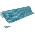 Produktbild: Clairefontaine Geschenkpapierrolle Alliance 60g 50x0,70m, Flocken auf blauem Hintergrund - Blau 211925C