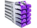 Produktbild: deleyCON deleyCON 10x 1m RJ45 Patchkabel SFTP Netzwerkkabel mit CAT7 Rohkabel LAN-Kabel