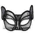 Produktbild: Boland 00202 - Spitzen Augenmaske Katze de luxe, Maske für Faschingskostüme, Zubehör für Kostüme zu Karneval und Mottoparty
