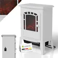 Produktbild: Juskys Elektrokamin 2000 W – Flammeneffekt & Heizfunktion, Weiß