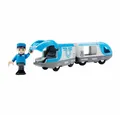 Produktbild: BRIO® Spielzeug-Zug Blau ReiseBatterielok 3-tlg.