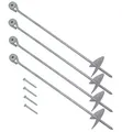 Produktbild: 4x Erdanker 60cm Bodenanker f Schaukel Spielturm Erdnagel Befestigungsanker Zelt