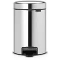 Produktbild: Brabantia International B.V. Brabantia Treteimer NEWICON, 3 Liter, Stylischer Abfallbehälter mit herausnehmbaren Innenbehälter, Farbe: Brilliant Steel 11 31 47