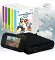 Produktbild: Wii U Konsole 32 GB schwarz + Mario Kart Wii + 5 Gratisspiele + 2 Remotes + 2 Le