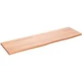 Produktbild: vidaXL Waschtischplatte Hellbraun 100x30x2 cm Massivholz Behandelt