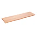 Produktbild: vidaXL Waschtischplatte, Tischplatte Hellbraun 100x30x2 cm Massivholz Behandelt