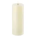 Produktbild: UYUNI Lighting LED-Kerze LED Kerze PILLAR 10,1 cm Indoor, Echtwachs beige 25 cm