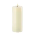 Produktbild: Piffany Copenhagen Uyuni Lighting Pillar LED Kerze 10,1 x 25 cm Echtwachs Ivory - 6 Stunden Timerfunktion - Keine Brandgefahr, Keine Rußbildung und kein Geruch
