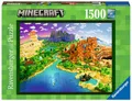 Produktbild: RAVENSBURGER PUZZLE*1500 TEILE*WORLD OF MINRCRAFT*RARITÄT*NEU+OVP
