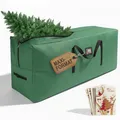 Produktbild: Weihnachtsbaumtasche XXL 120x51x38 cm bis 220 cm Grün Polyester