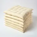 Produktbild: Stuhlkissen Creme 6 Stück - Homescapes