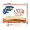 Produktbild: Wasa Delicate Crisp Cracker Sesam und Sea Salt Knäckebrot 190g