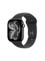 Produktbild: Apple Watch Series 11 GPS 46mm Jet Black Aluminium Case with Black Sport Band - S/M