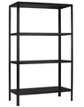 Produktbild: SCHULTE Regalwelt Steckregal mit 4 Fachböden, 180x120x40 cm (HxBxT), schwarz