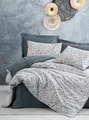 Produktbild: L'Essentiel Linge de Maison, Molly - Anthracite, Ranforce Super King Bettbezug-Set (EU) (IT), Anthrazit, 100 % BAUMWOLLE RANFORCE, 260 x 220 cm