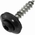 Produktbild: SCREWREBEL Spenglerschraube mit lackiertem Kopf - Edelstahl A2 mit EPDM-Dichtscheibe - TX20, (100 St) grau 4,5 x 45 mm