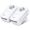 Produktbild: TP-Link AV1300 Gigabit Powerline Set 2 x Adapter, bis zu 1.300 Mbit/s, 300m Reichweite, 3x Gigabit LAN