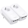 Produktbild: TP-LINK TL-PA8030P KIT - Starter Kit - Bridge - GigE, HomePlug AV (HPAV), HomePlug AV (HPAV) 2,0 - an Wandsteckdose anschließbar (TL-PA8030P KIT)