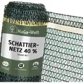 Produktbild: Schattiernetz – Sonnenschutz für Gewächshäuser und Pflanzen – 40% / 3 m / grün - dunkelgrün