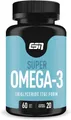 Produktbild: ESN SUPER OMEGA 3 KAPSELN HOCHDOSIERT 1000mg FISCHÖL PRO KAPSEL 60 STÜCK