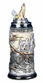 Produktbild: KING Bierkrug Wolf Rudel Relief Seidel 0,5 Liter Bierseidel KI 955-RUW 0,5L