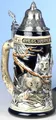 Produktbild: Bierkrug, Krug, Seidel, Bier, Wolf-Krug, German Beer Stein, Stein,Wolf Pack,Beer
