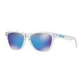 Produktbild: OAKLEY Frogskins Crystal Clear Prizm Sapphire Iridium Brille Neu
