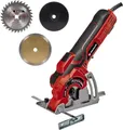 Produktbild: Einhell Mini-Handkreissäge TC-CS 89 (600 W, 7200 min^-1, 27 mm Schnitttiefe, 10 mm Sägeblattaufnahme, Spindelarretierung, TCT Sägeblatt, Parallelanschlag)
