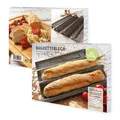 Produktbild: Wundermix - Baguette Blech mit Antihaftbeschichtung • Baguette Backform für 3 Baguettes • Baguette Backblech für Stangenbrote • Baguetteform • Brotbackform • Zubehör Backen
