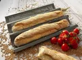 Produktbild: Baguetteblech mit Antihaftbeschichtung - perforierte Baguette-Backblech