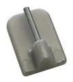 Produktbild: Gardinia Klebehaken silber matt, Höhe 11 mm, 4 Stück  Vitragestangen