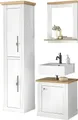 Produktbild: Home affaire Badmöbel-Set WESTMINSTER, Bad im Landhausstil, 3-teiliges Badezimmer, (3-St)
