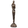 Produktbild: aubaho Skulptur Statue Figur Liebespaar Liebe Paar Hochzeit Eisen Garten 67cm (a)