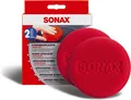Produktbild: SONAX SchwammApplikator -Super Soft- (2 St.) Auftrageschwamm Farbe rot