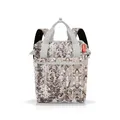 Produktbild: reisenthel allrounder R snake sand – Rucksack und Tragetasche in einem – Mit Stecklasche für Reisetrolleys