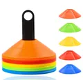 Produktbild: 25x Markierungshütchen Hütchen Kegel für Slalom und Fußball Trainingszubehör