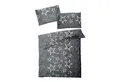 Produktbild: BETTWARENSHOP Bettwäsche Anthrazit-Sterne, Biber, 2 teilig, warmer weicher Sternenlook