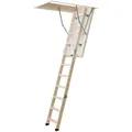 Produktbild: Dolle Bodentreppe Kompakt 3-teilig Bis 285cm Raumhöhe Mit U-wert 1,3 Deckenöffnung 120x60cm