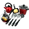 Produktbild: 13tlg Spielküchenzubehör Wasserkessel Kinder-Spielküche Topf Pfanne Puppenküche