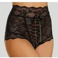 Produktbild: LASCANA High-Waist-Slip-Ouvert mit aufregender Schnürung, Reizwäsche, sexy Dessous schwarz 40/42